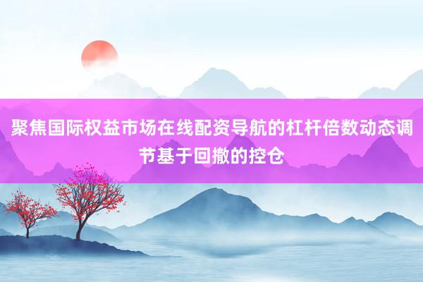 聚焦国际权益市场在线配资导航的杠杆倍数动态调节基于回撤的控仓