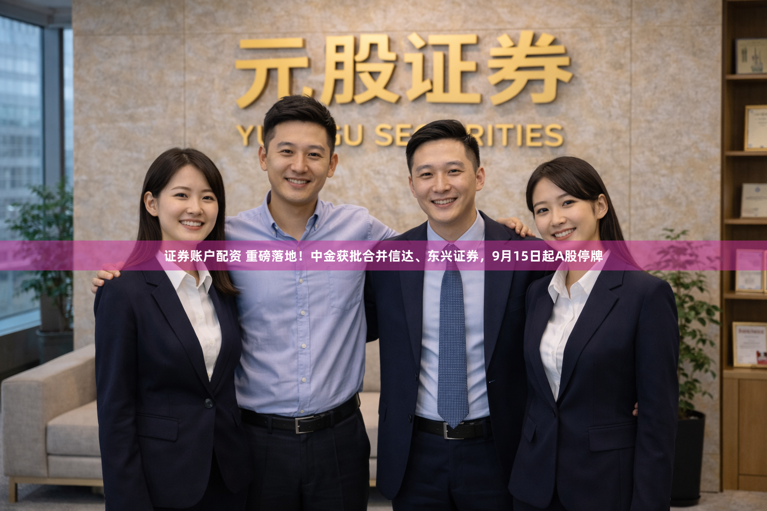 证券账户配资 重磅落地！中金获批合并信达、东兴证券，9月15日起A股停牌